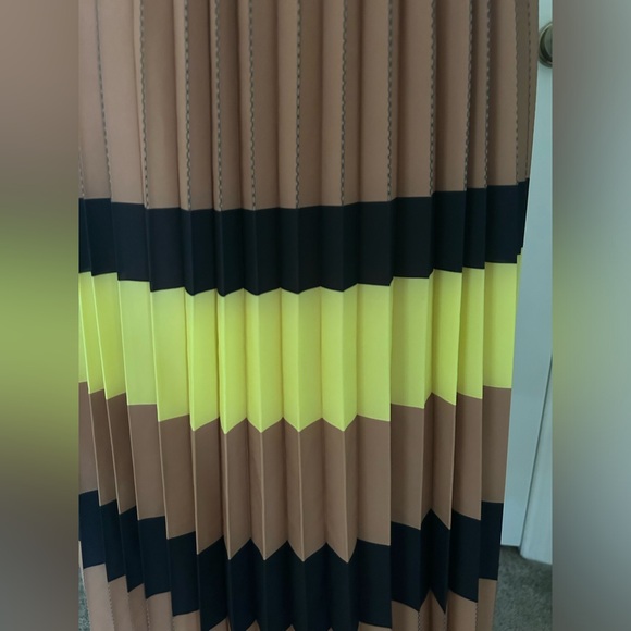 Anthropologie Maeve Pleated Stripe Skirt - Picture 10 of 11
